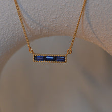 Load image into Gallery viewer, Kyanite Bar Necklace