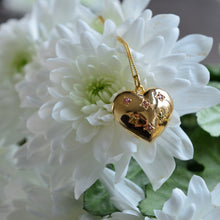 Load image into Gallery viewer, Rainbow Shades Multi Tourmaline Heart Necklace