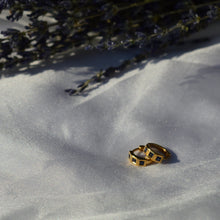Load image into Gallery viewer, Sapphire Huggie Earrings - Gold