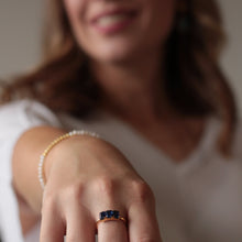 Load image into Gallery viewer, Kyanite Trilogy Baguette Ring