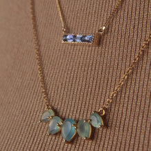 Load image into Gallery viewer, Cornflower Chalcedony Necklace