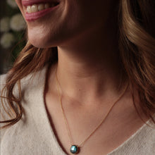 Load image into Gallery viewer, Labradorite Bezel Set Necklace
