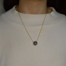 Load image into Gallery viewer, Labradorite Bezel Set Necklace