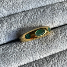 Load image into Gallery viewer, Emerald Dome Ring