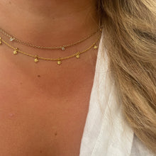 Load image into Gallery viewer, North Star Drop Gold Vermeil Necklace