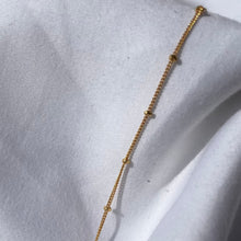 Load image into Gallery viewer, Gold Vermeil Satellite Beaded Chain Necklace