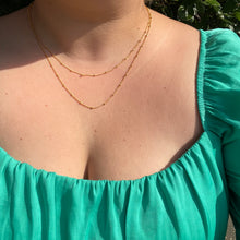 Load image into Gallery viewer, Gold Vermeil Satellite Beaded Chain Necklace