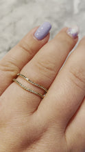 Load and play video in Gallery viewer, White Topaz Dainty Ring
