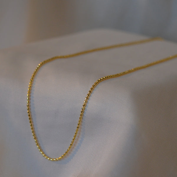 Bead Style Chain - Gold Vermeil