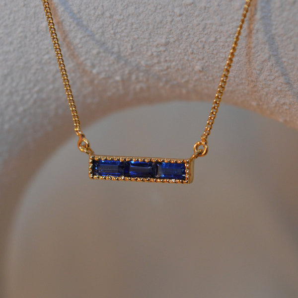 Kyanite Bar Necklace