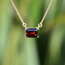 Load image into Gallery viewer, Garnet Petite Necklace

