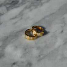 Load image into Gallery viewer, Moonstone Huggie Earrings - Gold
