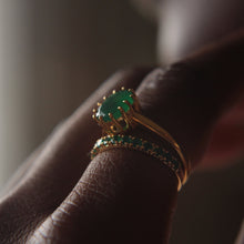Load image into Gallery viewer, Green Onyx Oval Ring
