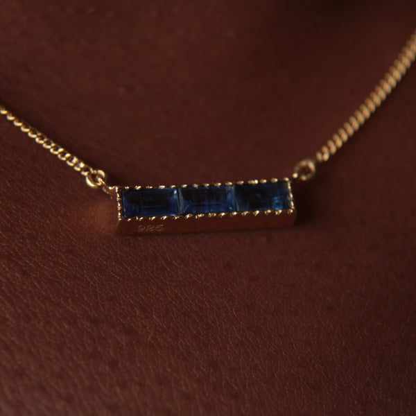 Kyanite Bar Necklace