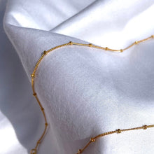 Load image into Gallery viewer, Gold Vermeil Satellite Beaded Chain Necklace
