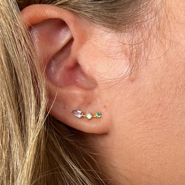 Multi-Stone Ear Climber