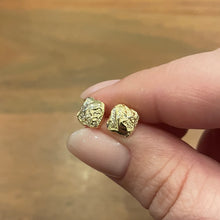 Load image into Gallery viewer, Golden Lava Stud Earrings
